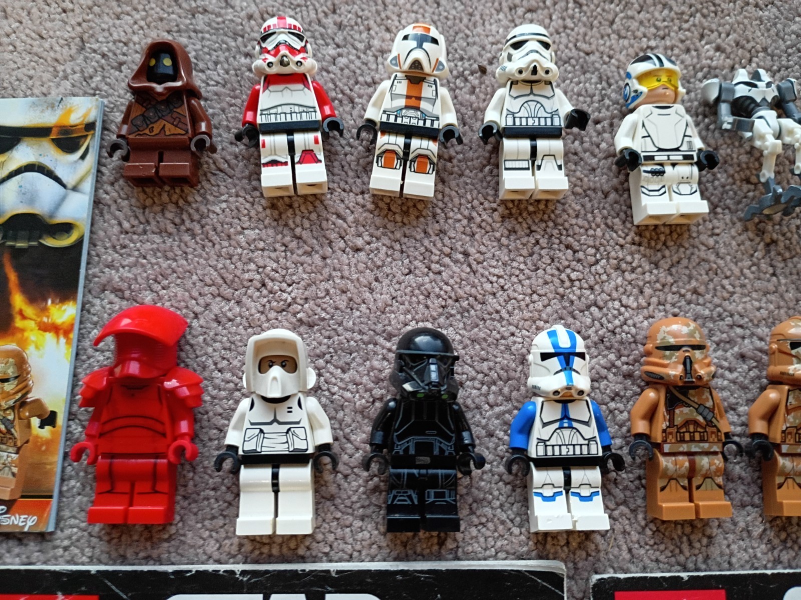 Huge lot of Star Wars Lego minifigures and building manuals. | eBay