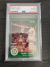 1983 Star #27 Danny Ainge PSA 8 POP 48