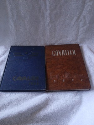 Lot Of 2 Pulaski High School Yearbooks Milwaukee Wisconsin Cavalier 1943 & 1946