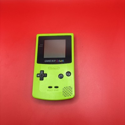 Nintendo Game Boy Color green with DK land 2: no back plate, tested, no sound