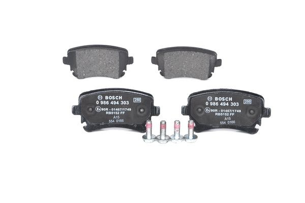 Plaquettes de frein à disque Bosch 0986494303 auto Audi VW