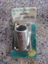 MARINE 316 stainless Marine Boat Hand Rail Fitting  45 deg 1"