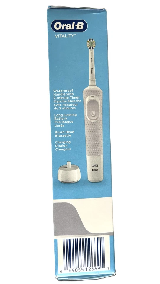 Cepillo de dientes recargable Oral-B Vitality Floss Action - blanco Foto 3 de 4