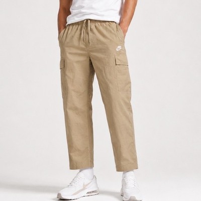 Nike Sportswear Woven Unlined Utility Mens Cargo Pants Khaki Tan DD5207-250 M A1