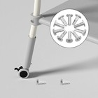  10 Pcs Metal Caster Stem Sleeve Baby Crib Wheels Replacement Sleeves