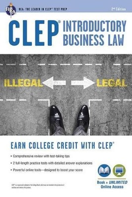 Clep(r) Introductory Business Law Book + Online, 2nd Ed. by Lisa M. Fairfax (Eng