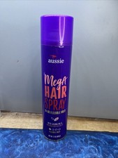 Aussie Mega Hair Spray 24 Hr Flex Hold 17 oz w/ Australian Jojoba Oil Sea Kelp
