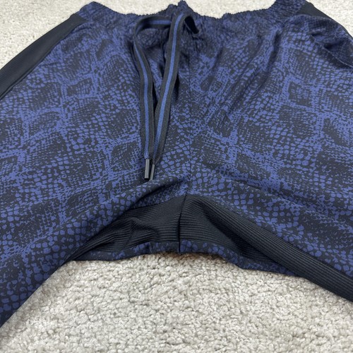 Athleta Pants Womens 6 Navy Blue Black Brooklyn Jogger Snakeskin Print Stretch - Picture 4 of 14