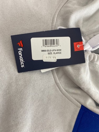 Felpa con cappuccio Florida Gators uomo XL grigio blu pullover felpa pile nuova con etichetta calcio - Foto 9 di 13