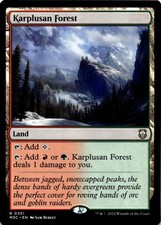 MTG Karplusan Forest NM R 351 Commander: Modern Horizons 3