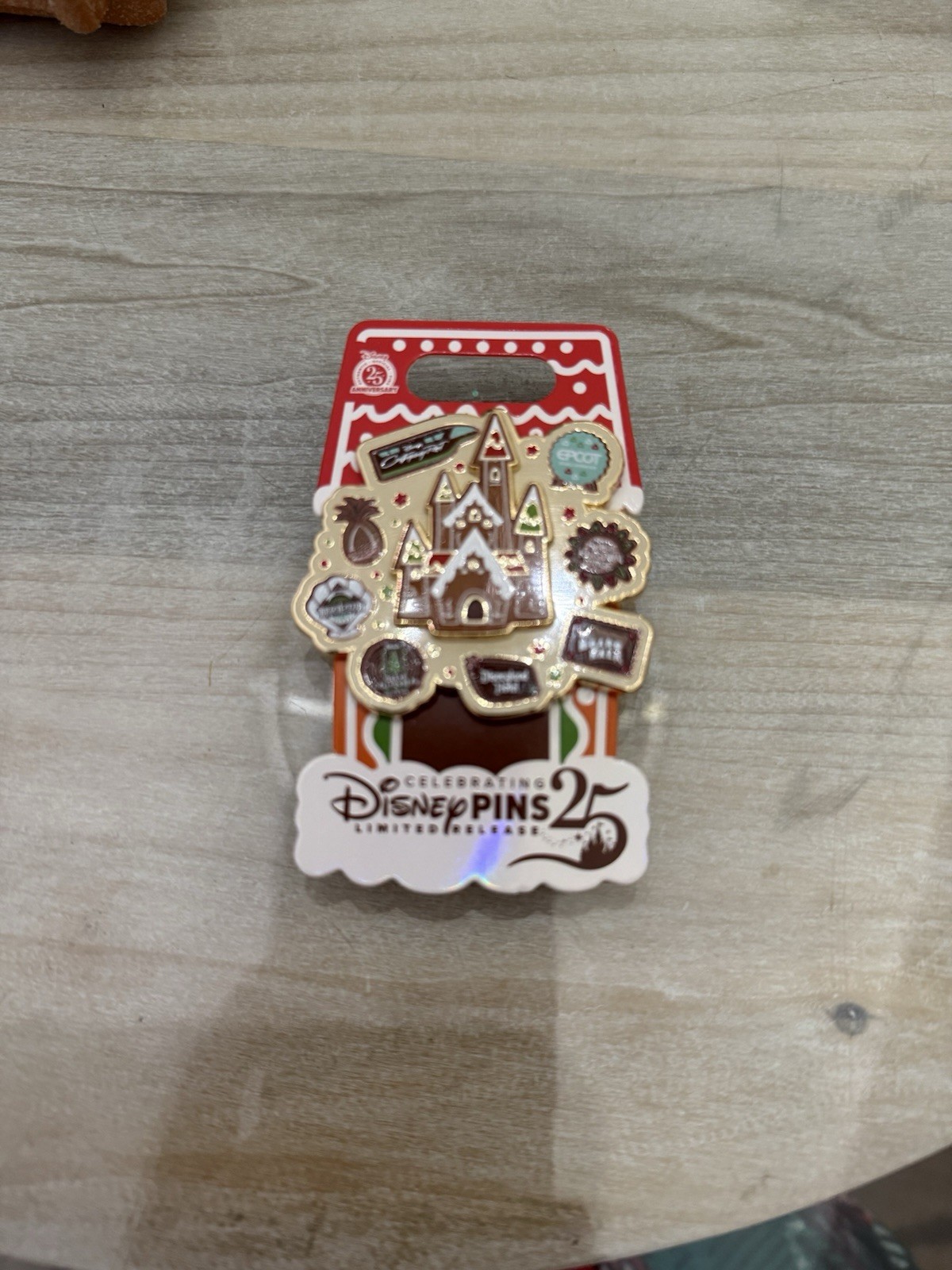 2025 Disney Hotels Celebrating ￼Christmas Gingerbread Resort Pin Aulani Limited