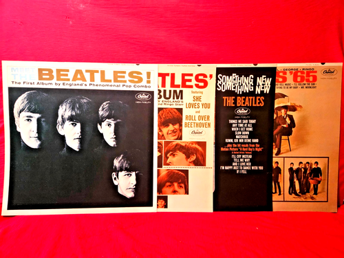 Beatles "2004 PROMO Slicks" for Capitol Albums Volume 1 CD release rare set of 4 - Bild 1 von 9
