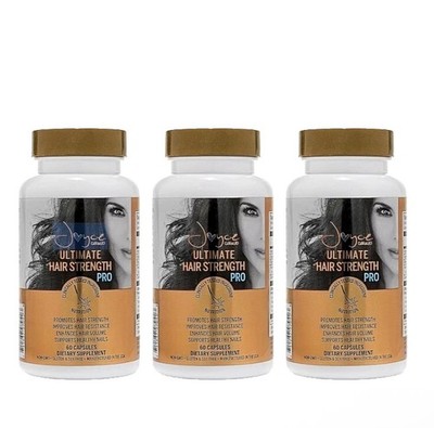Joyce Giraud Ultimate Hair Strength pro, 90day supply, (3bottles) NEW and sealed
