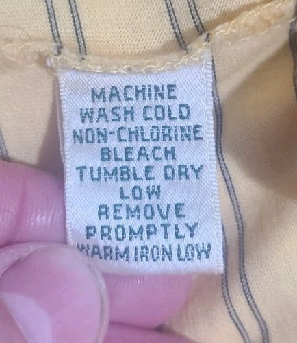 Fairway & Greene Torrey Pines Yellow with Stripes Polo Shirt ~ Size M ~ Used - Picture 9 of 12