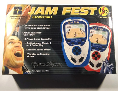 Jam Fest Excalibur Basketball Handheld Electronic Game New* Old Stock - Tested