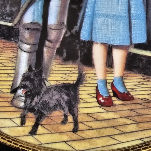 WIZARD OF OZ Plates 50th Anniversary "OFF TO SEE WIZARD" & "KING OF THE FOREST" - Picture 5 of 22