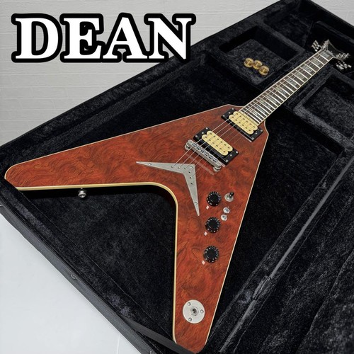 DEAN V Exotic Bubinga Electric Guitar Flying V Safe Packing! - 第 1/10 張圖片