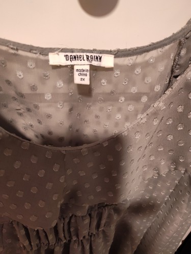 DANIEL RAINN WOMENS 2 X BLOUSE WITH FRONT POCKETS 2 X - Picture 4 of 14