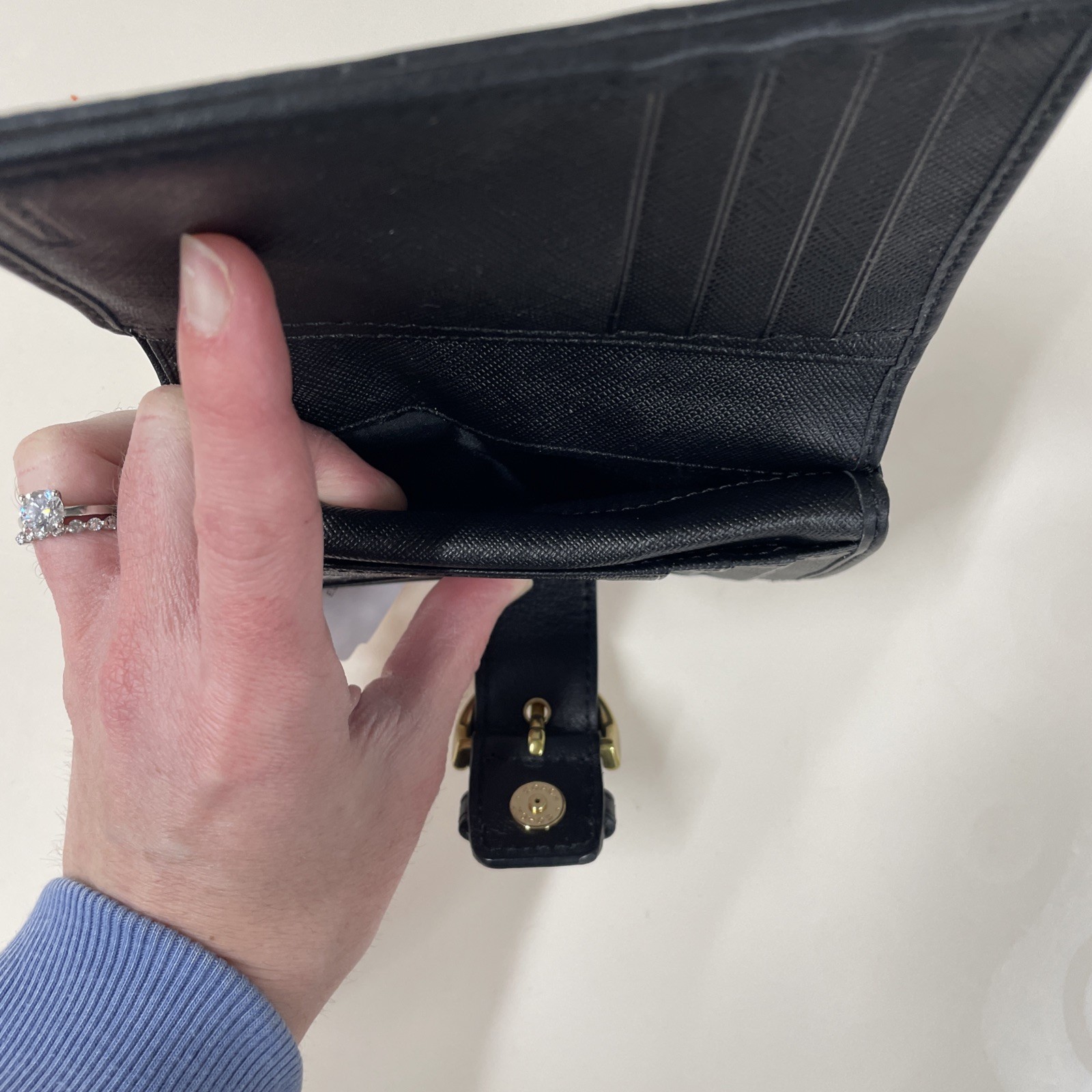 Coach Women's Zipper Wallet Black thumbnail 8