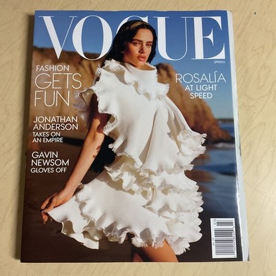 spring 2026 VOGUE magazine ROSALIA sexy cover Spring Fashion +