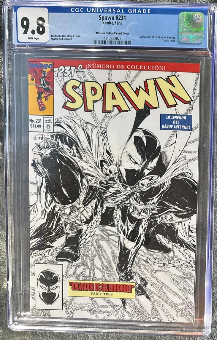 Spawn Certified Guaranty Company (CGC) 9.8 Near Mint/Mint Comics