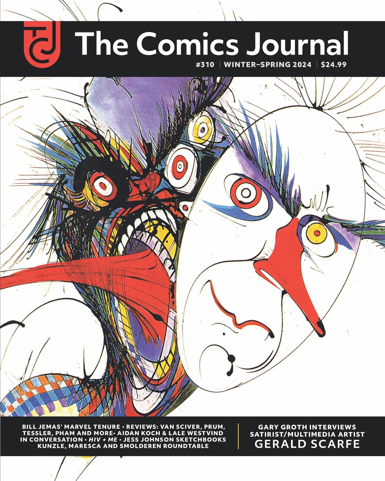Comics Journal 310 The by Gerald ScarfeGary GrothAu (PB 2024) - Image 5