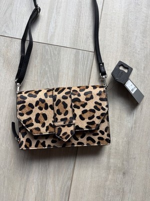 Manfield Handtasche Leo Fell, echt Leder , neu