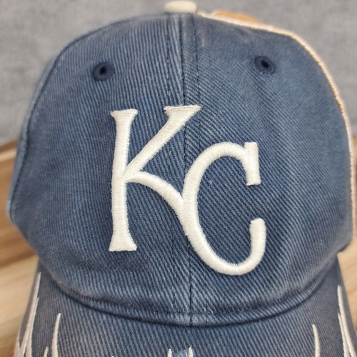 Gorra de colección Kansas City Royals con correa trasera azul juvenil talla gemelos ala de llama - Imagen 2 de 9