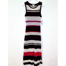 Nine West Small crochet striped sleeveless dress