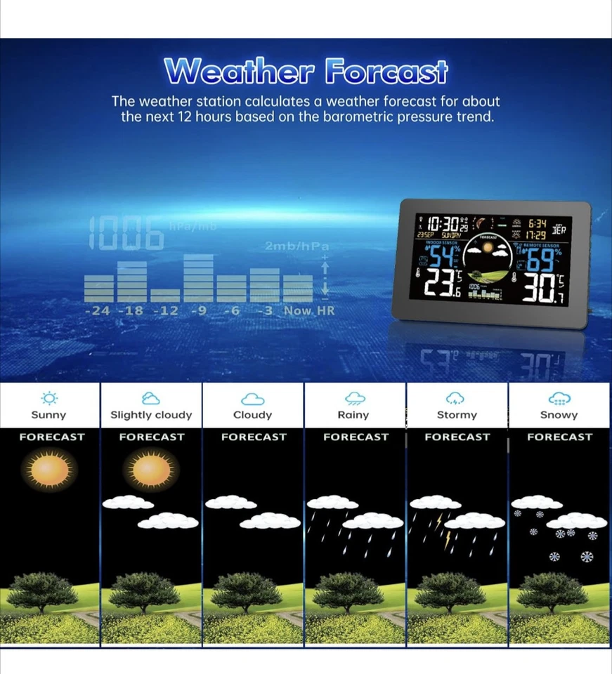 wireless weather station 7.5 hd  - Image 4 of 4