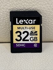 Lexar 32GB SD / SDHC Multi Use Memory Card.