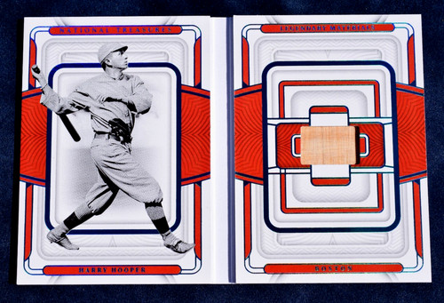 Harry Hooper 2023 National Treasures Legendary Materials bat Booklet  1/1