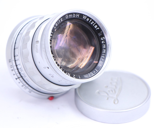 Leica Leitz Summicron obiettivo rigido 5 cm F2 50 mm 50/2 M M M6 M7 M11 spedizione gratuita
