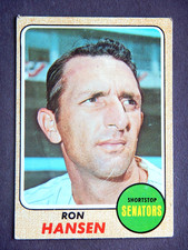 Ron Hansen #411 Topps 1968 Baseball Card (Washington Senators)*