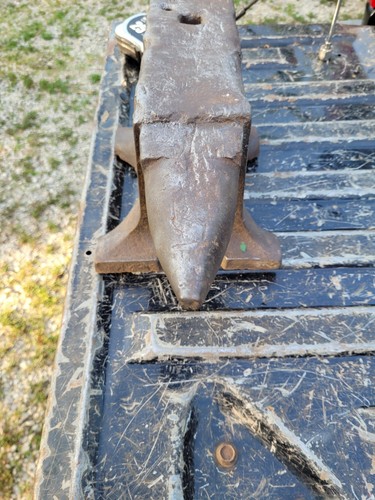 Vintage Primitive Anvil 47 Lbs Blacksmith Anvil 47 pounds old anvil - Picture 4 of 17