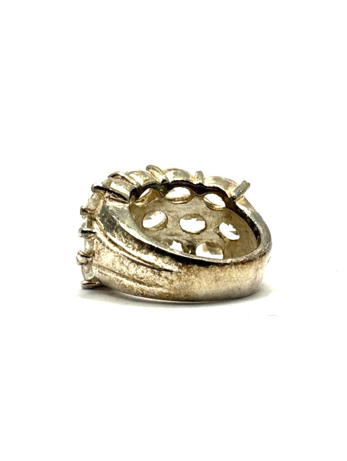 925 Silver Ring Solid Size 51 Elegant Jewelry Des… - image 3