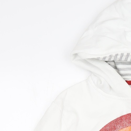 Cali Surf Co Unisex White Graphic Hoodie L - Picture 7 of 12