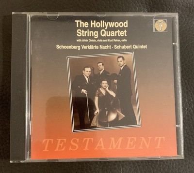 The Hollywood String Quartet Schoenberg Verklarte Nacht Schubert Quintet Cd