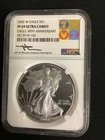 2002-W American Silver Eagle 1 oz .999 Silver Proof Coin PF69 NGC Ultra Cameo