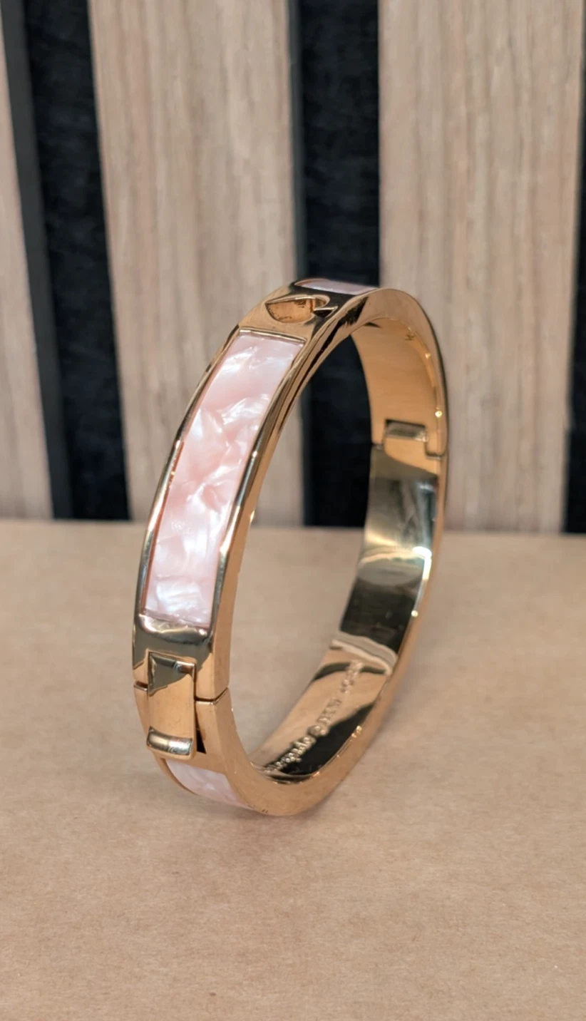 Bracciale donna originale Kate Spade New York oro rosa e rosa blush