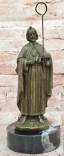 Authentic Bronze Saint Jude Handcrafted Religious for Home or Sanctuary