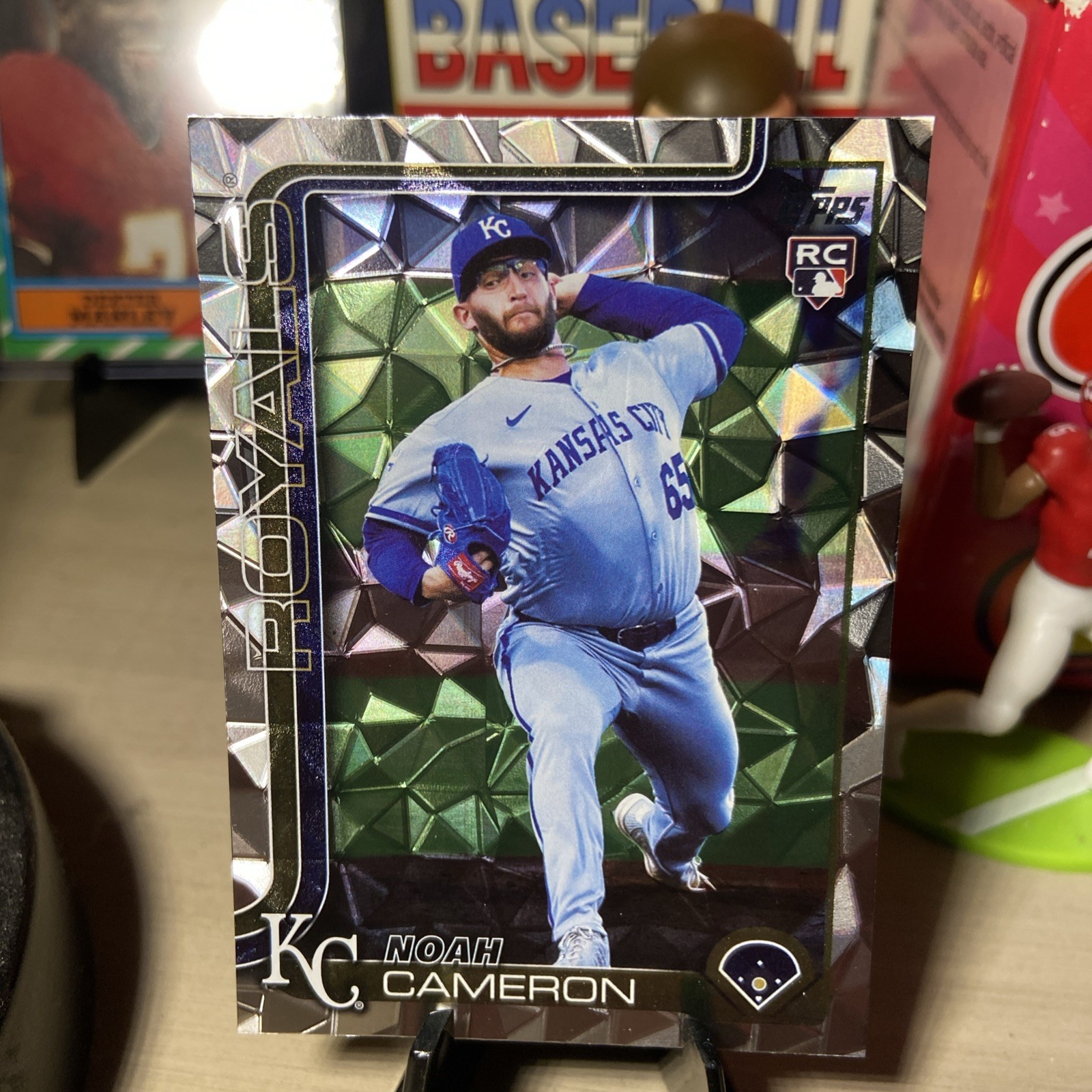 2025 Topps Update Noah Cameron RC #US65 Diamante Foil Kansas City Royals