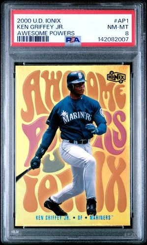 2000 Upper Deck Ionix Awesome Powers #AP1 Ken Griffey Jr. PSA 8