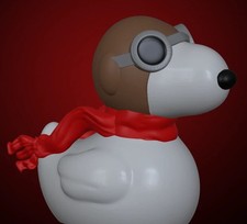 Snoopy Pilot Duck  Duck Jeep Duck