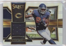 2017 Panini Select Select Swatches Silver Prizm /199 Jordan Howard #38 5p5