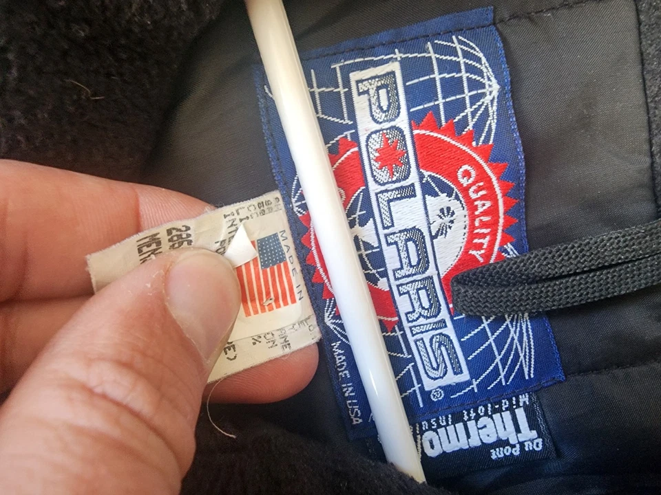 Polaris Snowmobile bomber Jacket blue black Men’s 2XL Nice cold weather usa - Image 4 of 4