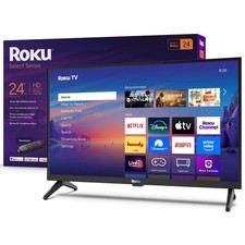 Smart TV Roku - Serie Select de 24 pulgadas, TV HD 720p - TV Roku con control remoto por voz -
