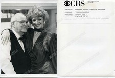 The Cavanaughs Barnard Hughes Christine Ebersole Press Photo 7X9 blue bloods