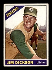 1966 Topps #201 Jim Dickson   VG/VGEX X3469652