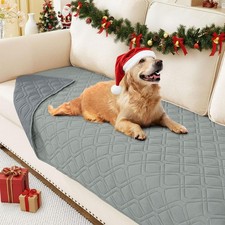 hyha Waterproof Dog Bed Blanket, Soft Pet 30x70 Inch, Grey dark Grey